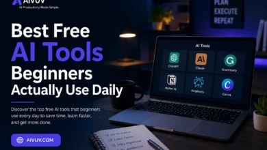 Best free AI tools beginners use daily for productivity, writing, research, and organization