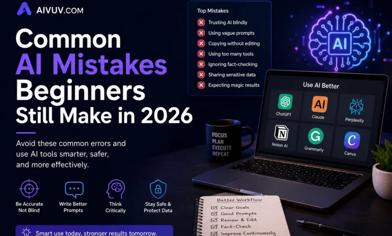 Common AI mistakes beginners still make while using ChatGPT and AI productivity tools in 2026