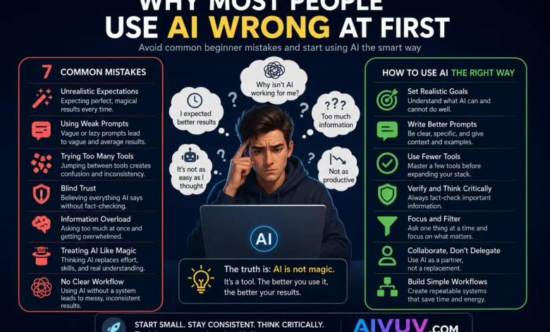 Why most people use AI wrong at first and how beginners can build smarter AI workflows in 2026